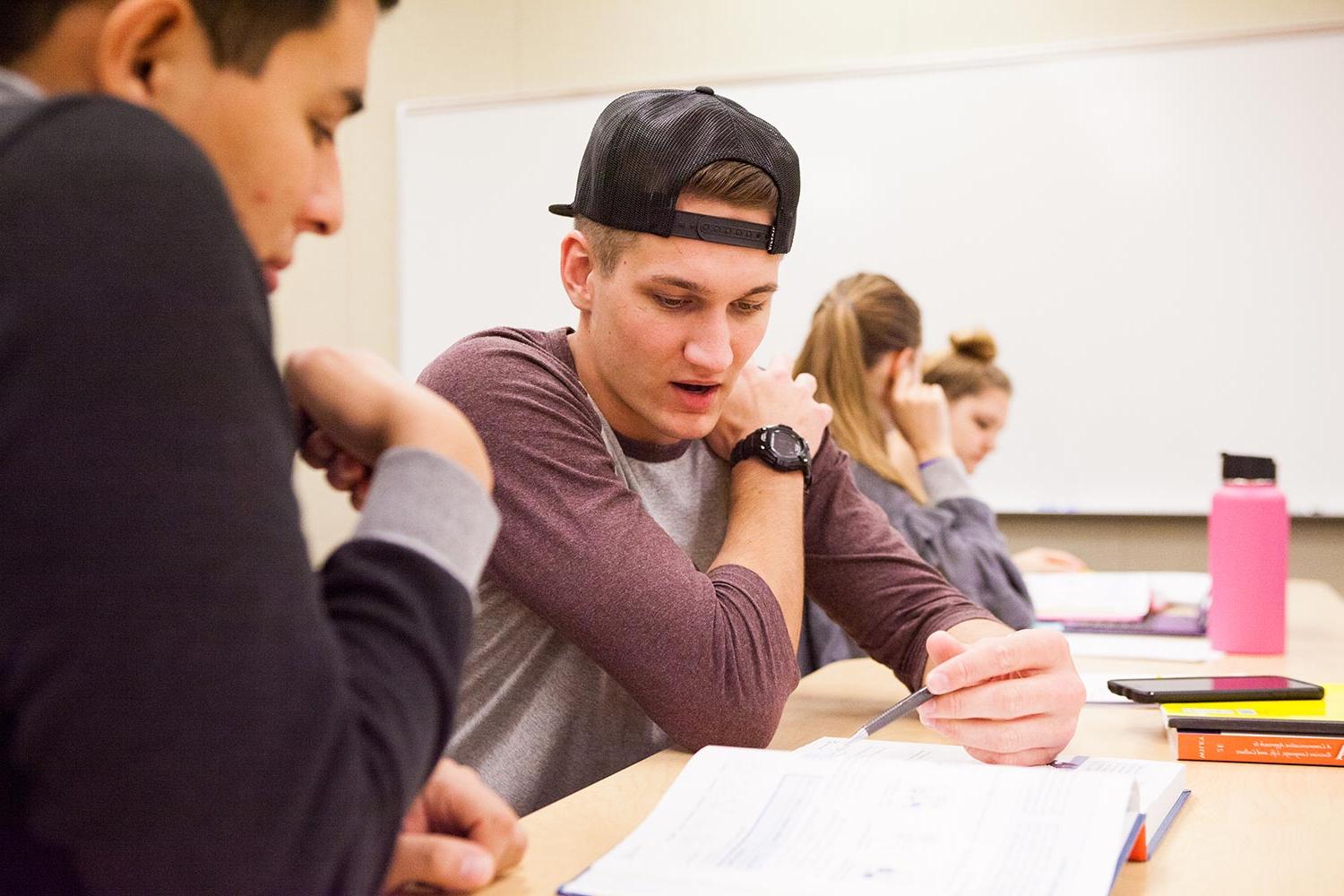 Students in classroom